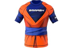 SMMASH Rashguard Homme Manche Courte Tee Shirt de Compression Shirt MMA UFC Running Sport Boxe MMA RDX Kickboxing Krav Maga