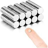 hdg 100 Adet &Ccedil;ap 6mm X Kalınlık 1mm Yuvarlak S&uuml;per G&uuml;&ccedil;l&uuml; Neodyum Mıknatıs