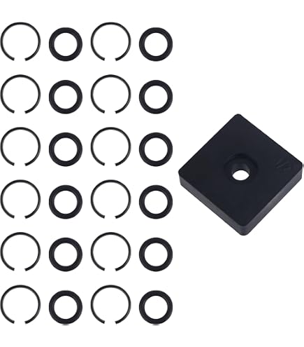 GAJUST Clip De Bague De Retenue 1/2" Avec Joint Torique - 10 Pièces Solides Pour Clés à Chocs Et Douilles