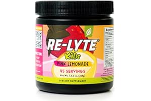 REDMOND Re-Lyte Kids Hydration Electrolyte Mix Powder, Pink Lemonade 7.62 oz