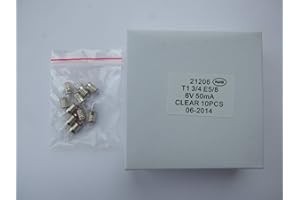 EGB 10x Mini-Gluehlampe 6V, Fassung E5, 50mA