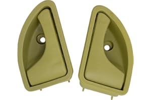 FINAO AUTOPARTS® – 2 tiradores de puerta interior verde para Kangoo – Twingo