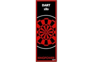 Kingpower Dart Tapis 237 x 80 cm Tournoi Fléchettes Paillet