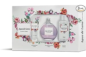 AGUA DE LUNA Elixir Floral Estuche Regalo para Mujer EdT 100ml + Body Lotion 75ml + Gel Baño 100ml