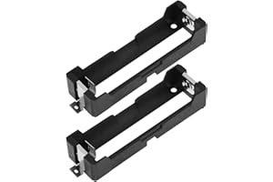 ECSiNG 2 Stück One Cell 21700 Batteriehalter für 20/21700 Batterie Schwarz