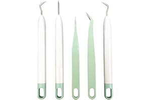 KINGFINGER Craft Vinyl Weeding Kit,Precision Craft Tools Set,Weeding Kits,for Cricut/Silhouette/Siser/Oracal 631 651 751 Vinyl … B083W1831B
