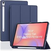 ProCase Case Case for Galaxy Tab S10 Lite/S10 FE/S9 FE 10.9 inch -Navy | TPU Case with Folding Stand, Auto Sleep/Wake Up, S P