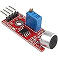 HALJIA High Sensitivity Microphone Sound Voice Detection Sensor Module Compatible with Arduino Raspberry Pi AVR PIC