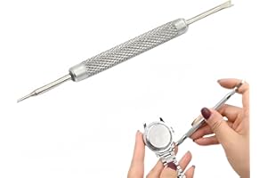 CILIHAI Double Ended Design Watch Link Removal Tool Kit with Spring Bar Pins,Adjustable Strap Replacement System for Band Removal,Repair and Link Adjustment Portable Construction with Extra Pins Included