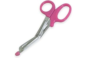 Tuff Cut Bandage Scissors Utility First Aid EMT Trauma Shears Paramedic Emergency Household Safety Pocket Size Nursing Scissors Gift Ideas Pink 16 cm PTL ®