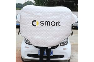 YGSG Frontscheibenabdeckung Auto Windschutzscheiben Abdeckung FüR Smart Forfour Fortwo 453 451 450 Scheibenschutz Sonnenschutz FüR Sommer Wintergegen Schnee Eis Frost Sonne Uv Staub (183×116cm)