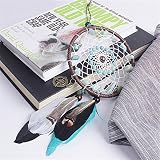 chiccharming Traumfänger mit Federn Wand hängende Dekoration handgefertigt Home Ornament Craft - 4
