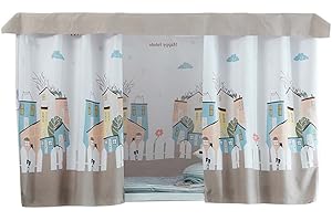 FANCYPUMPKIN Simple Dormitory Bunk Bed Curtains Dustproof Bedroom Curtains Shading Cloth, C-02