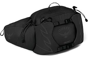 Osprey Talon 6L Męska torba biodrowa na wędrówki, kolor Maskująca czerń