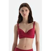 Dagi Kadın Kaplı Bikini &Uuml;st&uuml; &Ouml;rme Bordo