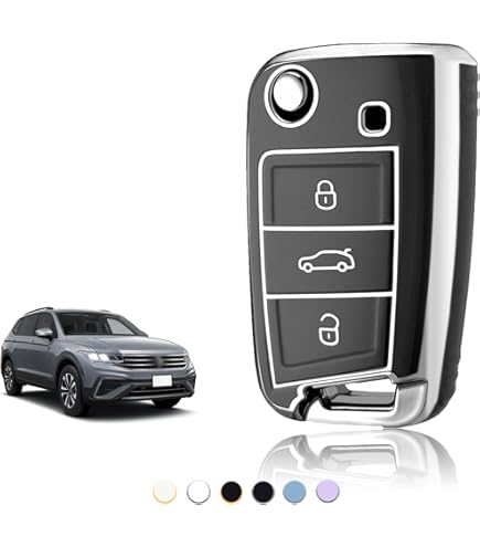 Silver Line Nero  Per VW Volkswagen Passat B8 Magotan Per Skoda Superb A7 Kodiaq Seat Custodia In Tpu Per Chiave~p134052733 - Foto 2