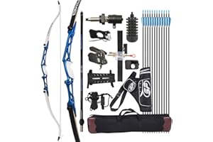 surwolf Archery Recurve Bow 66" 68" 70" Archery Competition Recurve Bow 12-40 lbs Target Recurve Bow Takedown Recurve Bow Hunting Bow