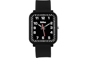 Edillas Kids & Teens Watch, Analog, 50M Waterproof, Soft Silicone Strap, Stylish for Girls & Boys Over 8 Years Old