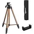 AMAZONBASICS Lightweight 41-134cm Tripod with Mobile Holder & Carry Bag | for All Camera/Go pro/Smartphones| Copper