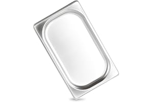 jokobela GN-Behälter 1/4 20 mm aus Premium-Edelstahl (0,5 L Fassungsvermögen) Maße: 265×162×20 mm - Gastronormbehälter ideal für Garen mit Chafing Dish oder Bain Marie (0,6 mm dick)