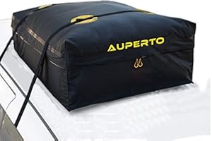 AUPERTO Dachbox Auto, 425 Liter Faltbare Dachkoffer Gepäckbox Wasserdicht Tragbar Dachboxen Dachgepäckträger Tasche für alle Autos
