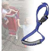 Laisse Sécurité Poussette Enfant - Réglable 45-86cm, Velcro - Anti-Fuite