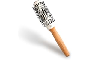 Olivia Garden Bamboo Touch Blowout Thermal - Spazzola Tonda in Bambù Ecologico per Volume e Brushings Brillanti