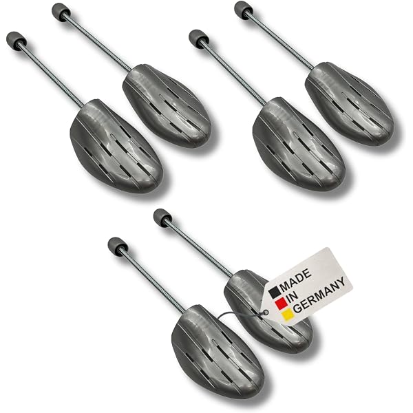 DELFA Comfort Kunststoff Schuhspanner - Größe 35-38 - Set aus 3 Paar