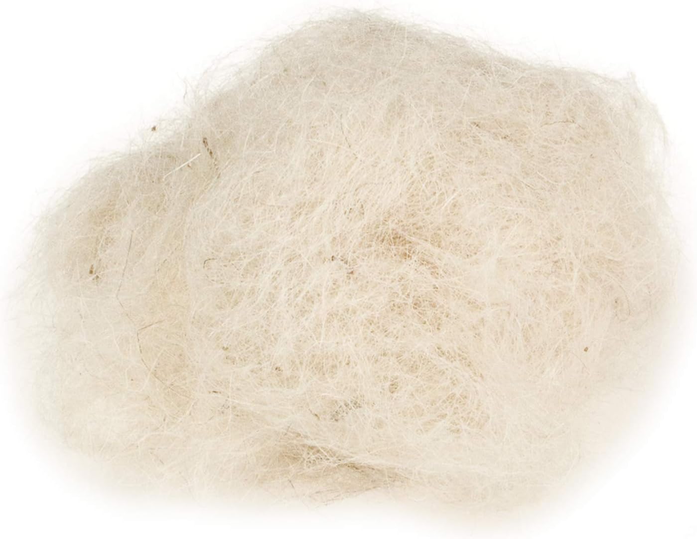 Arquivet Pelo de Cabra para nidos Totalmente Natural - Material para nidos de Aves - Accesorios para nidos de pájaros - Fibras de Pelo de Cabra - 20 g