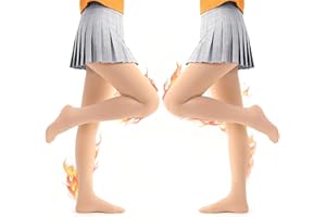 Comfyouth Thermostrumpfhose Mädchen Kinder 2er-Pack Thermo Strumpfhose mit Fleecefutter an den Füßen Winter Blickdichte Termostrumpfhosen 3-14 Jahre