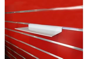 COMPLETE RETAIL SOLUTION LTD 10X New White SLATWALL SLATBOARD Display Shelf/Shelves Multiple Size and Packs: Shoe, Bags