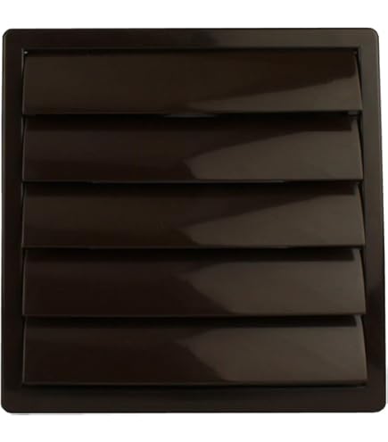 Ahlsen Grille Ventilation 150 Mm Grille Inox Anti-retour à Lamelles