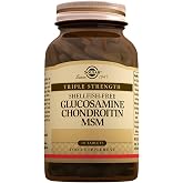 Solgar Triple Strength Shellfish-Free Glucosamine Chondroitin MSM, 60 Tablet