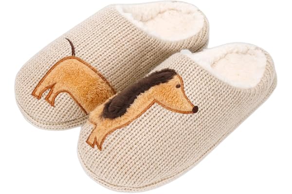 AONETiger Tofflor för kvinnor, vinter, varma, fluffiga tofflor, plysch, herrtofflor, bekväma, fodrade med fuskpäls, halkfria