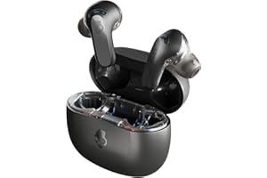 Słuchawki bezprzewodowe Skullcandy Rail ANC z aktywną redukcją hałasu i mikrofonem, bateria 38 godzin, słuchawki Bluetooth do iPhone'a, Androida i nie tylko - czarne