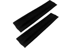 WESTEND CHOICE 5cm Wide Headbands 2 Pack Plain Stretchy Kylie Head Band Bandeau Unisex Headbands for Women & men Soft Hair Band Gym Exercise Yoga Headband (Black)