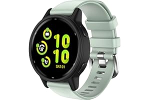 ISABAKE 22mm Strap for Garmin Vivoactive 4, Silicone Quick Release Sport Strap for Galaxy Watch 3 45mm, Galaxy Watch 46mm, Gear S3 Smartwatch