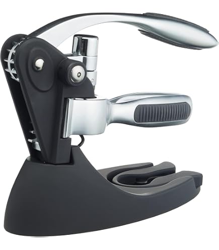 Apribottiglie Vino A Leva 'Coniglio' - Cavatappi Manuale In Lega Di Zinco Con Vite Antiaderente - Per Casa, Bar E Hotel - 20 Cm