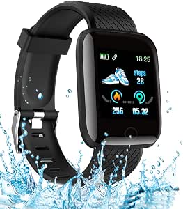 Smartwatch, 1.3 Zoll Touchscreen Fitness Armbanduhr, Fitness Tracker mit  Pulsuhr, IP67 Wasserdicht Sportuhr mit Schrittzähler Schlafmonitor, Smart  Watch für Damen Herren für Android iOS: Amazon.de: Elektronik \u0026 Foto