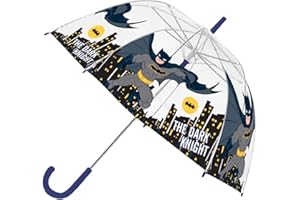 Marvels DC Comics Kids Batman Umbrella Brolly Windproof Umbrella 60cm Black B09JSXK76Z