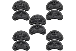 SHINEKOO 10 paia di dischi in gomma per la riparazione delle scarpe, con suola in gomma