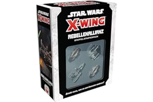Atomic Mass Games, Star Wars: X-Wing 2. Edition – Rebellenallianz, Staffel-Starterpack, Tabletop, 2 Spieler, Ab 14+ Jahren, 30-45 Minuten, Deutsch