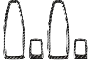 rrx Carbon Fiber Interior Panel Frame Cover Trim Compatible with BMW 1 Series F20 F25 2013-2018 (Window Lift Panel Frame 03, Classic)