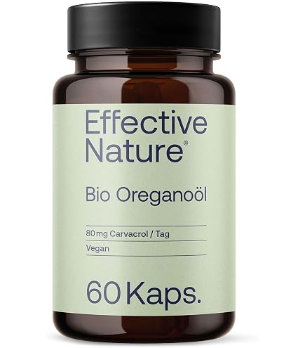 Oregano Öl - 120 Kapseln Mit 150 Mg - 80% Carvacrol