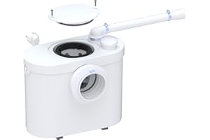 SFA - Sanibroyeur Silencieux (46 dB) Up - Broyeur WC à Placer Derrière un WC - Installation Discrète - Maintenance Facilitée - 33,9 x 22,2 x 29 cm - 400W - Made in France