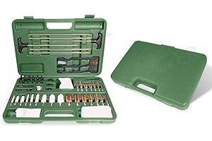 SUTTER Großes Premium Waffen Reinigungsset in stabilem grünen Koffer/Waffenzubehör zur Waffenpflege und Waffenreinigung