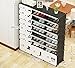 Produktbild Shoe cabinet/Shoe rack Einfache Haushaltswirtschaft Kunststoff - Aufbewahrungsschrank Mehrschichtmontage Staubdichter, multifunktionaler, Einfacher Schuhschrank (größe : 141 * 37 * 165cm)