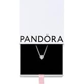 Pandora Timeless Sterling Silver Elevated Heart Cubic Zirconia Pendant Necklace, 18"
