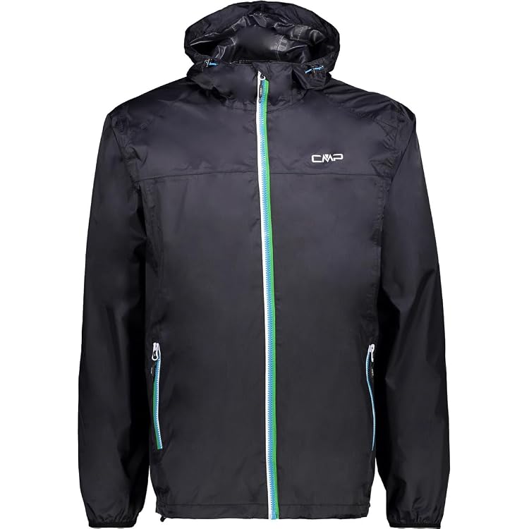 Zando Giacca Antipioggia Leggera Donna Con Cappuccio - Impermeabile Pieghevole, Traspirante, Per Viaggi E Outdoor, Taglie Comode