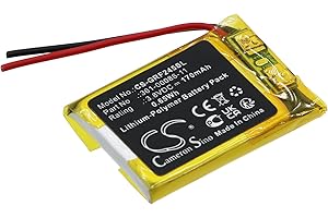 TCTK TECHTEK Battery 170mAh compatible with [Garmin] Forerunner 245, Forerunner 245 Music replaces 361-00086-11